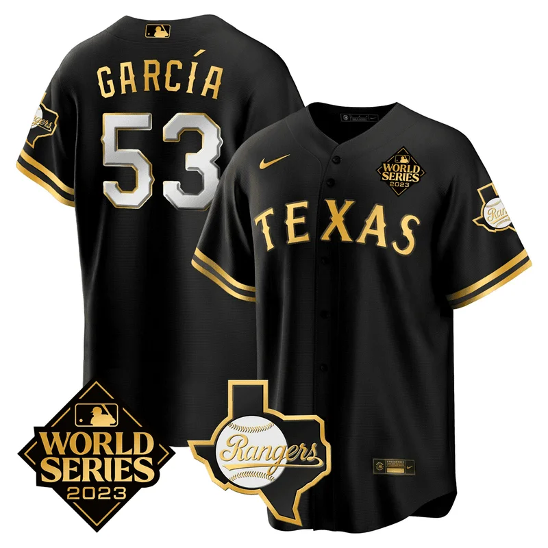 Texas Rangers Jersey 2023 World Series Stitched Baseball - White - Image 3