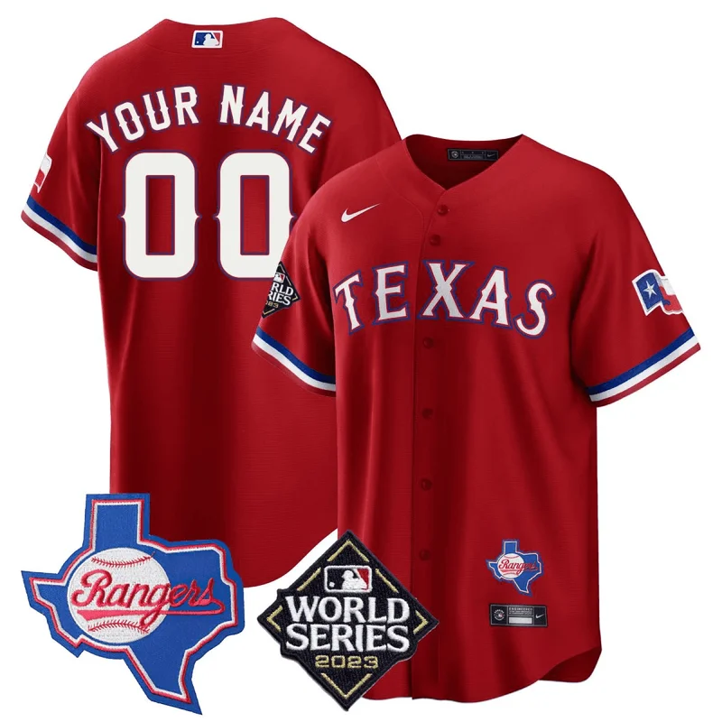 Texas Rangers Jersey Home Limited Custom - White - Image 4