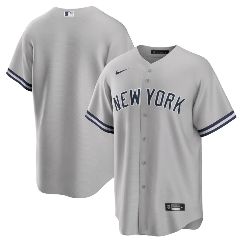 New York Yankees Jersey Big & Tall Road Team - Gray