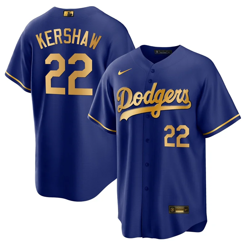 Will Smith 16 Los Angeles Dodgers Jersey Patch Gold Baseball - Cool Black Limited - Image 4