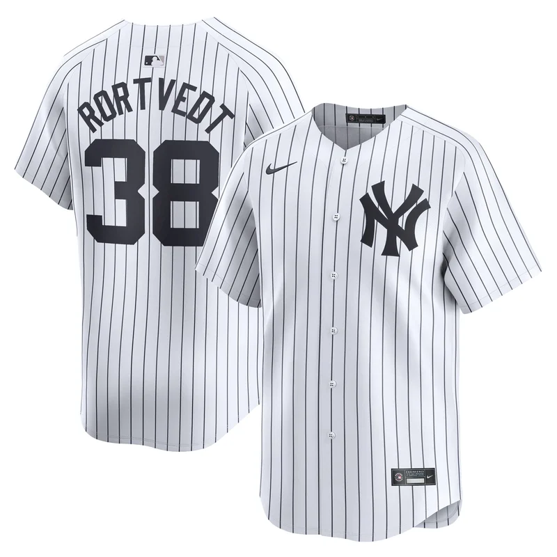 Ben Rortvedt New York Yankees Jersey Home Limited Player - White