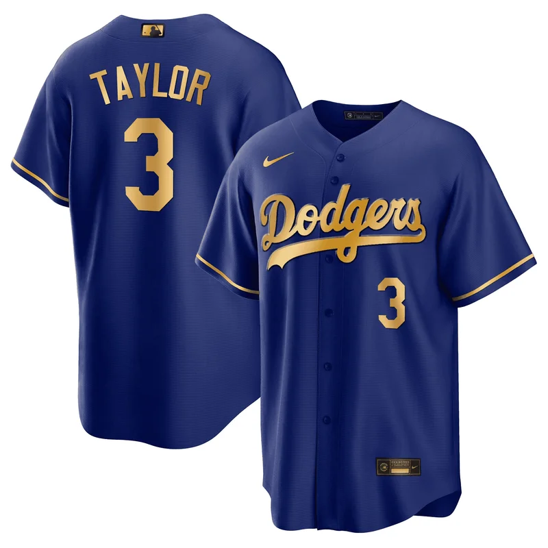 Will Smith 16 Los Angeles Dodgers Jersey Patch Gold Baseball - Cool Black Limited - Image 3