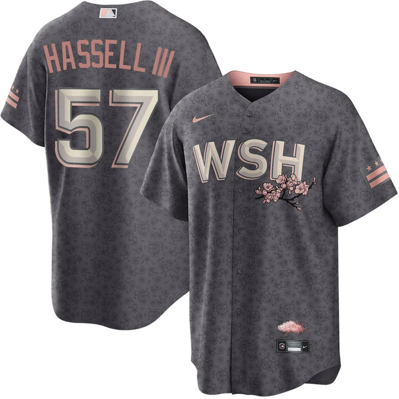 Robert Hassell III Washington Nationals Jersey City Connect