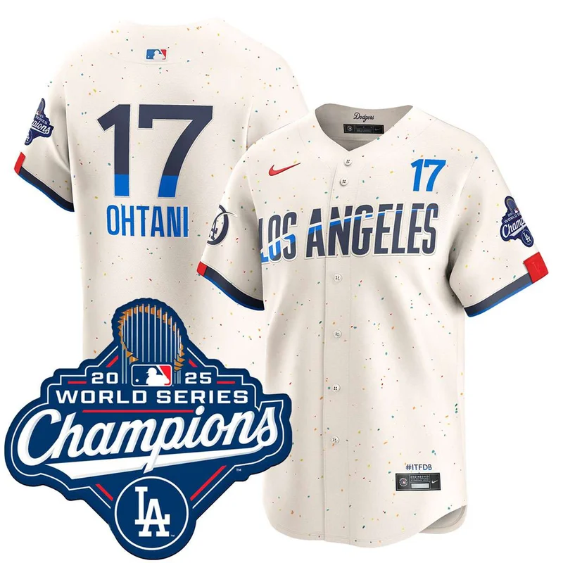 Shohei Ohtani Los Angeles Dodgers Jersey City Connect 2025 World Series Champions Limited