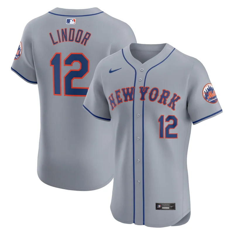 Francisco Lindor New York Mets Jersey Alternate Player - Royal - Image 5