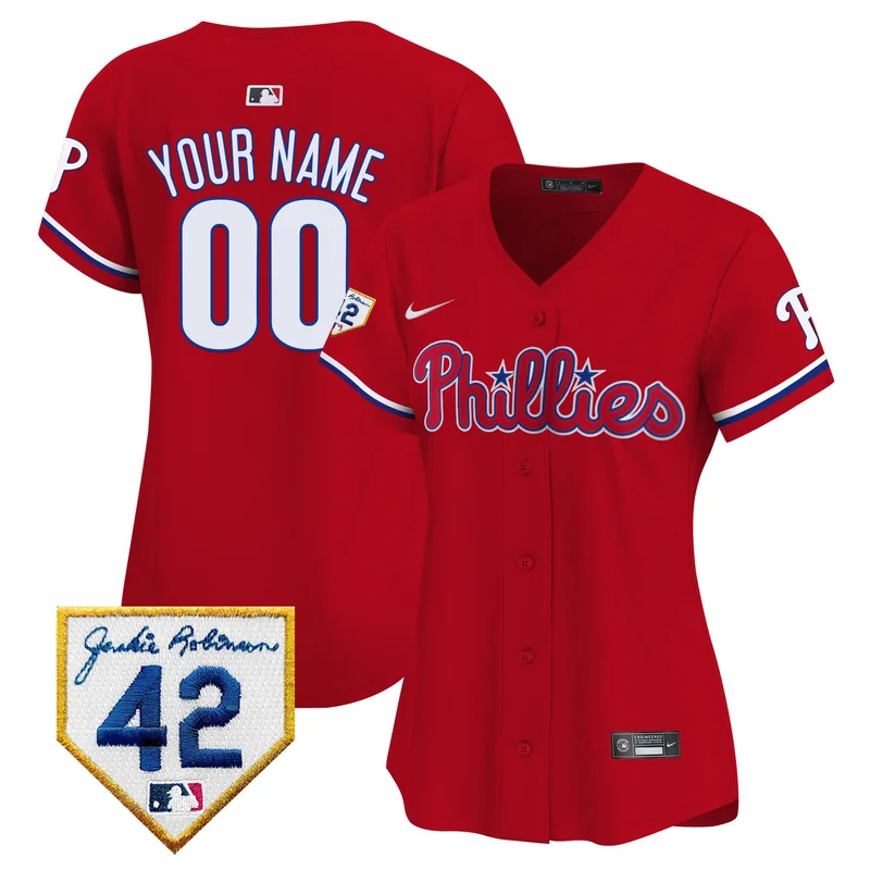 Nick Castellanos Philadelphia Phillies Jersey 2024 MLB World Tour London Series Home Limited Player - Image 5
