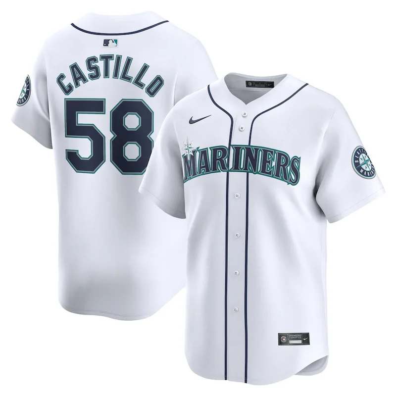 Cal Raleigh 29 Seattle Mariners Jersey Home - White - Image 5