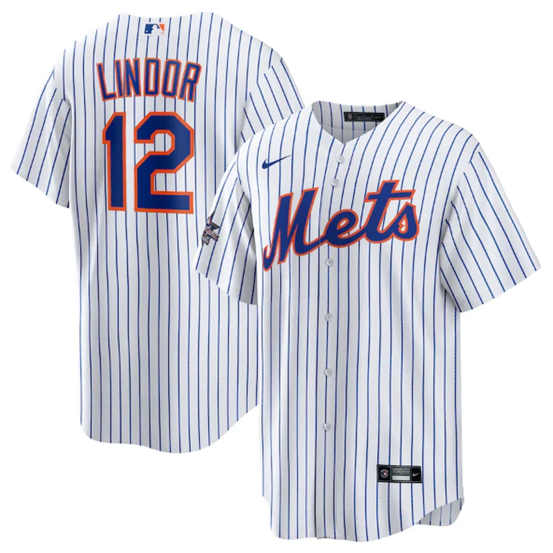New York Mets Jersey Francisco Lindor White 2025 MLB All-Star Game Home Player