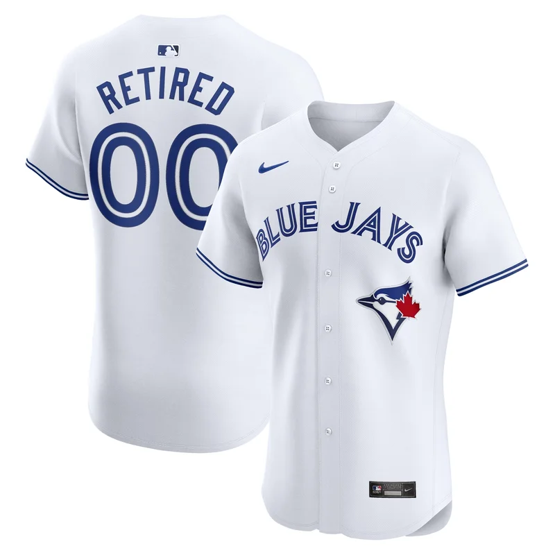 Toronto Blue Jays Jersey Home Cooperstown Collection Team - White - Image 4