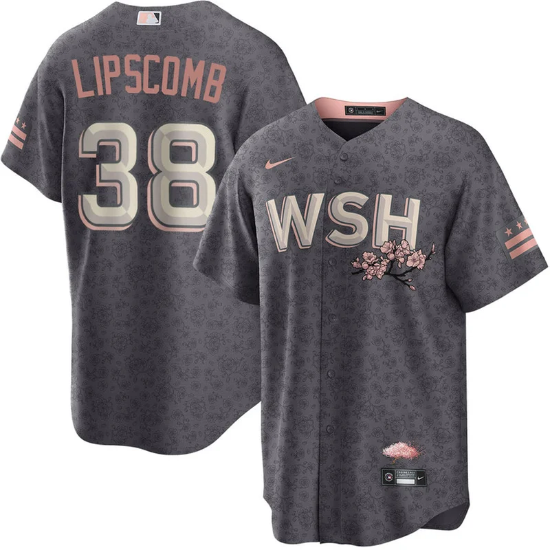 Trey Lipscomb Washington Nationals Jersey City Connect
