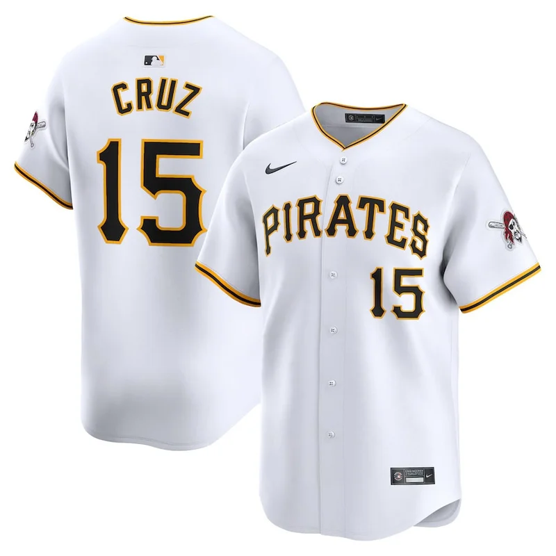 Oneil Cruz 15 Pittsburgh Pirates Jersey Home Limited Player - White