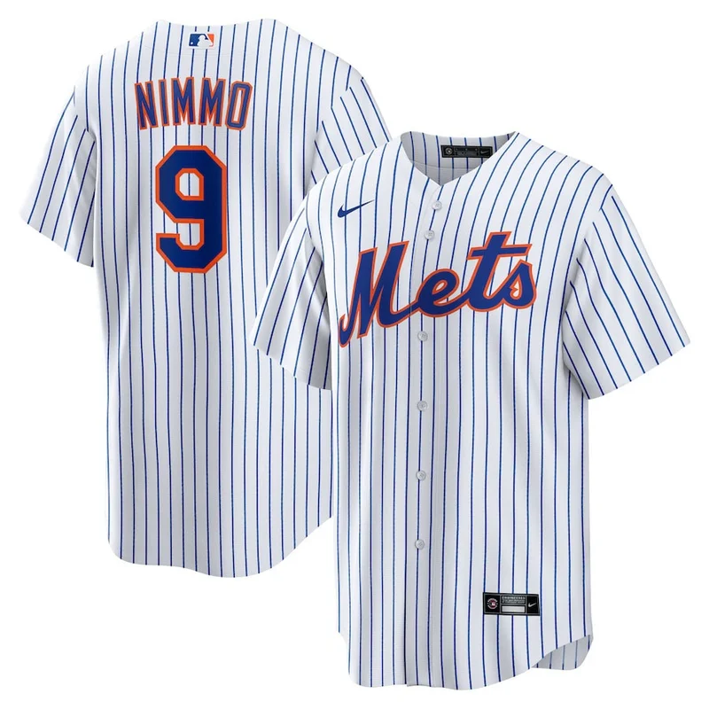 Brandon Nimmo 9 New York Mets Jersey Home - White