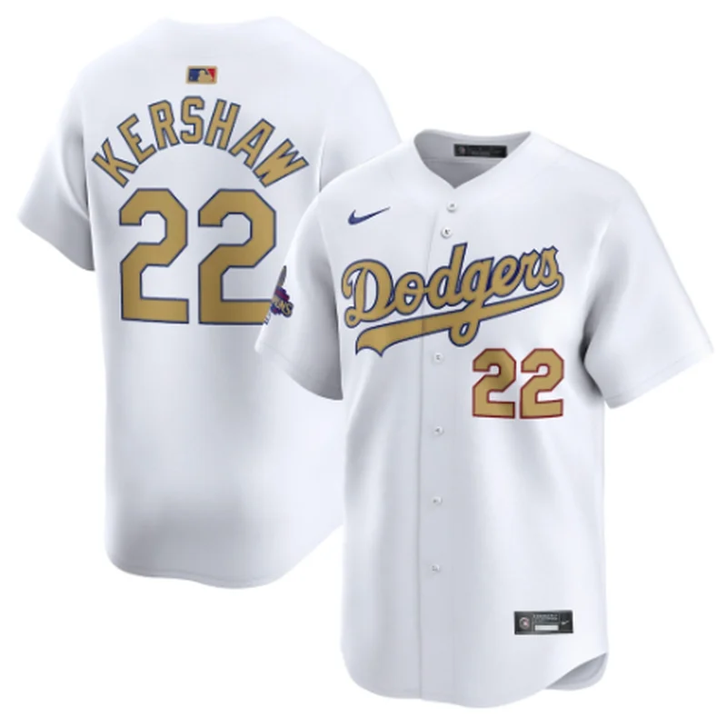 Los Angeles Dodgers Jersey 2024 Jackie Robinson Patch Custom - White - Image 2