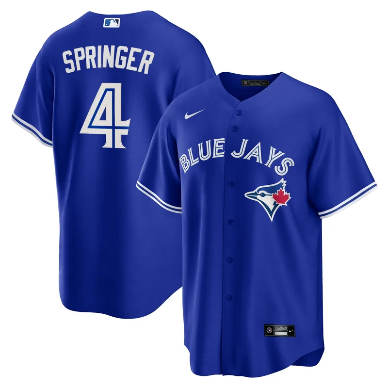 Bo Bichette Toronto Blue Jays Jersey Alternate Player Name - Royal - Image 5