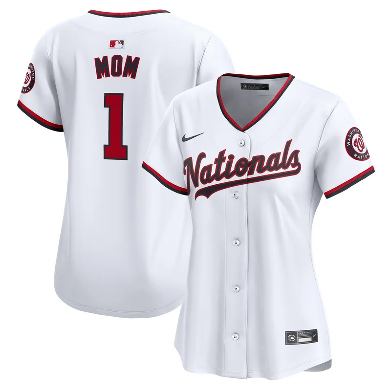 Washington Nationals Jersey Home Limited Pick-A-Player Retired Roster - White - Image 3