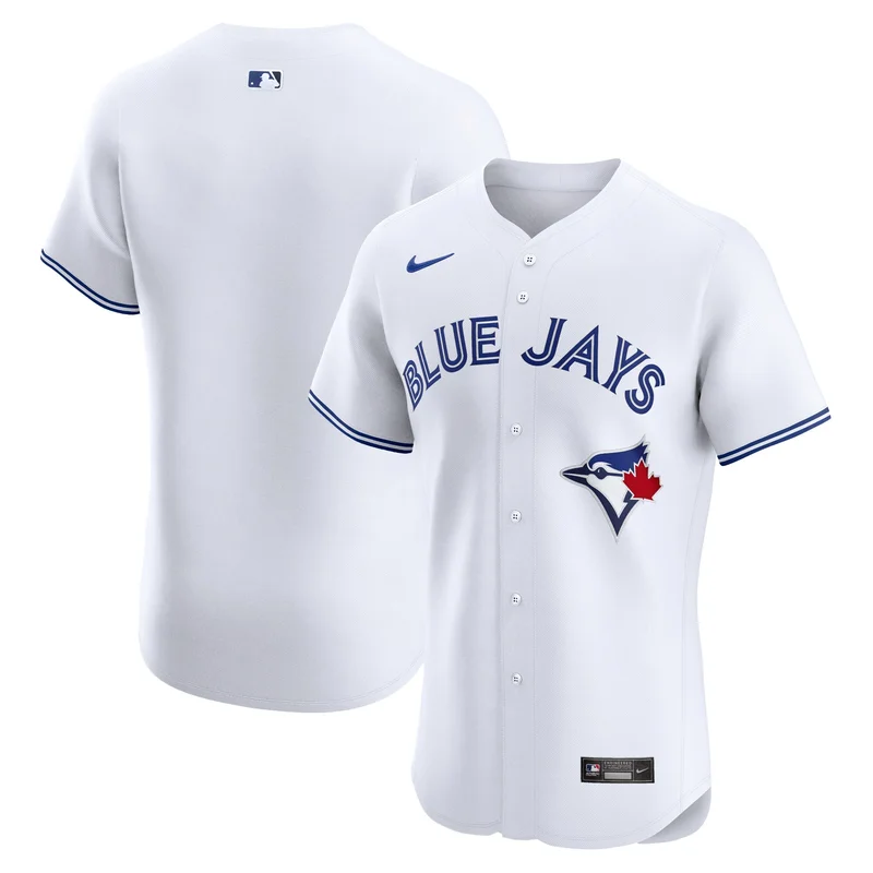 Toronto Blue Jays Jersey Home Cooperstown Collection Team - White - Image 2