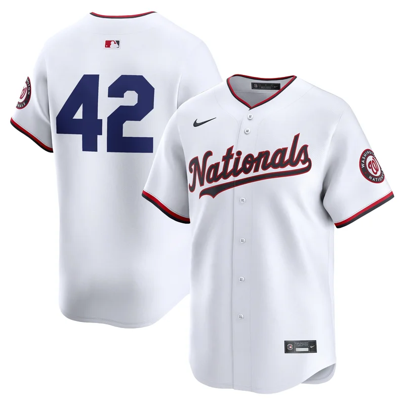 Washington Nationals Jersey 2024 Jackie Robinson Day Home Limited White