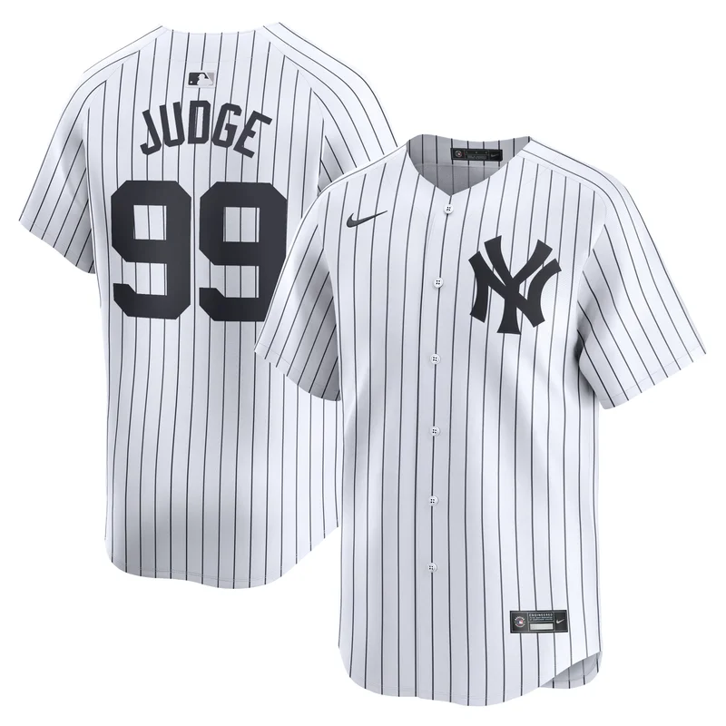 New York Yankees Jersey Home Limited Custom - White - Image 2