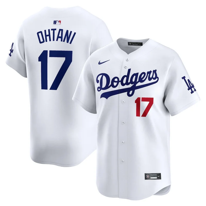 Shohei Ohtani 17 Los Angeles Dodgers Jersey Home - White 1