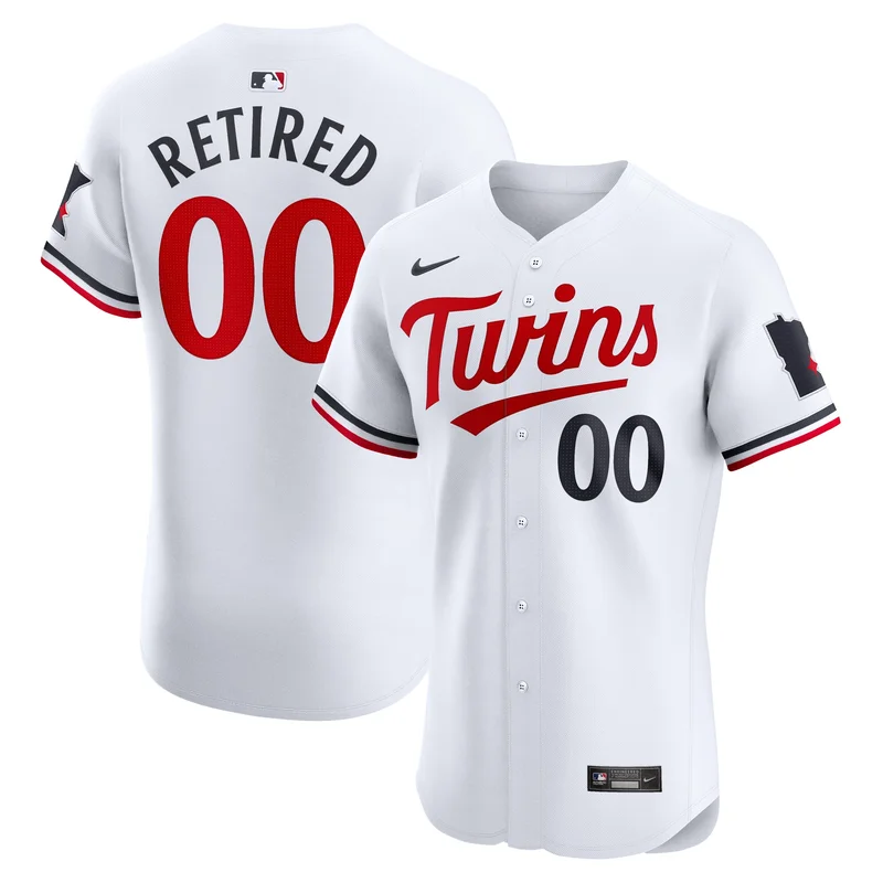 Minnesota Twins Jersey Home Elite Pick-A-Player Retired Roster - White