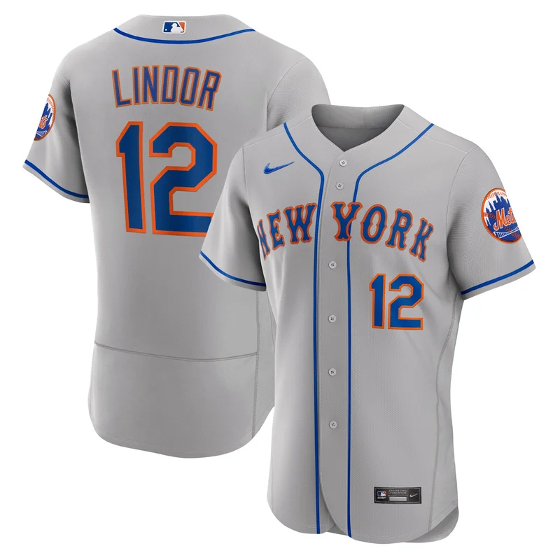 Francisco Lindor New York Mets Jersey Alternate Player - Royal - Image 4