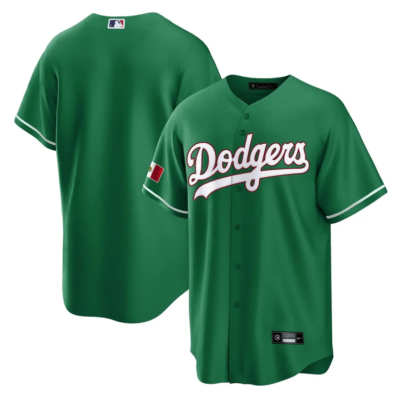 Los Angeles Dodgers Jersey Mexico Baseball - Green