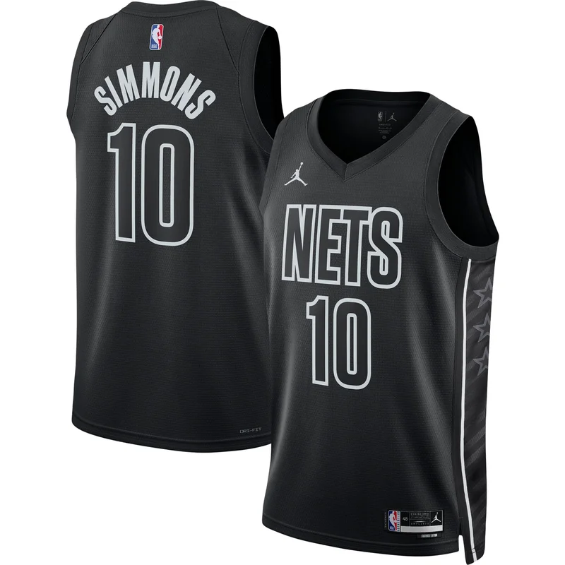 Ben Simmons Brooklyn Nets Jersey Fast Break Player - Statement Edition - Black - Image 3