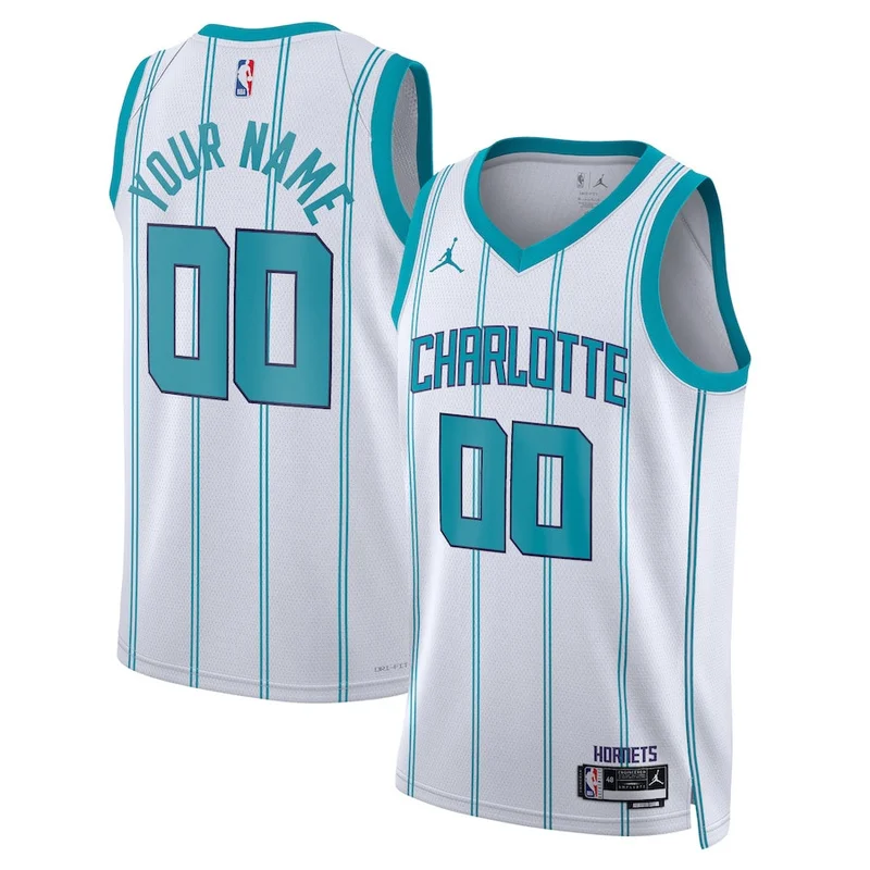 Brandon Miller Charlotte Hornets Jersey Unisex NBA Draft Swingman - Icon Edition - Teal - Image 4