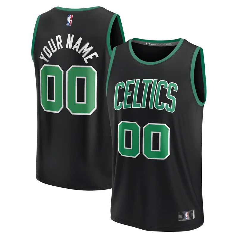 Boston Celtics Jersey 2024 NBA Finals Custom Fast Break - White - Association Edition - Image 4
