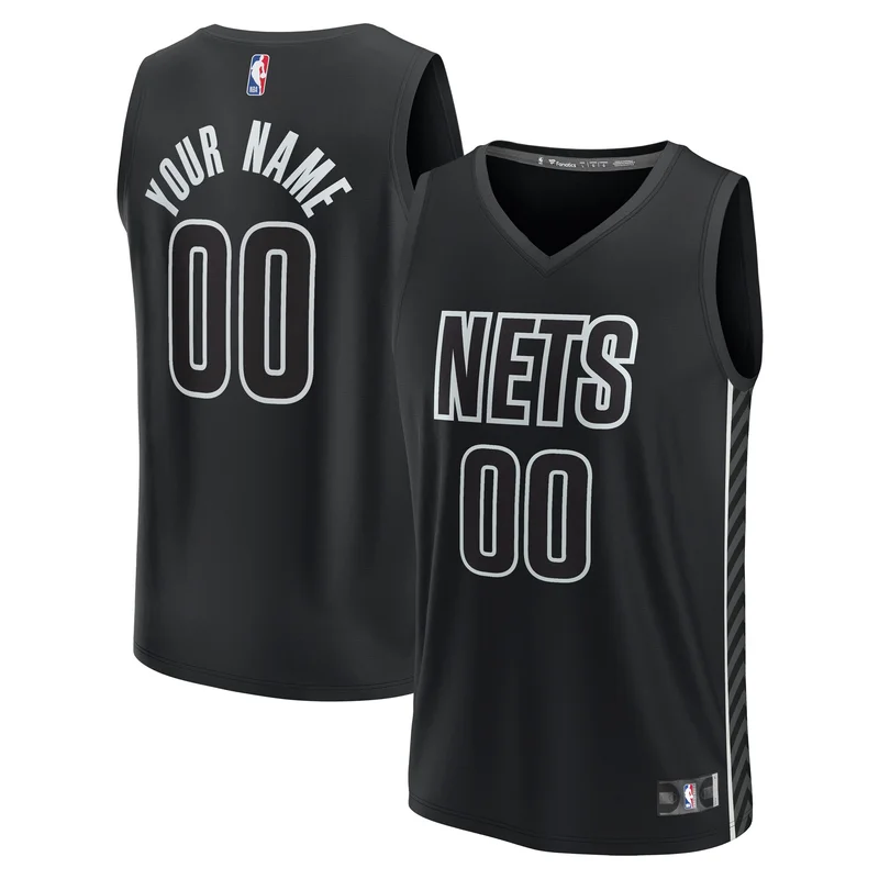 Brooklyn Nets Jersey Unisex 2022 23 Swingman Custom - City Edition - White - Image 5