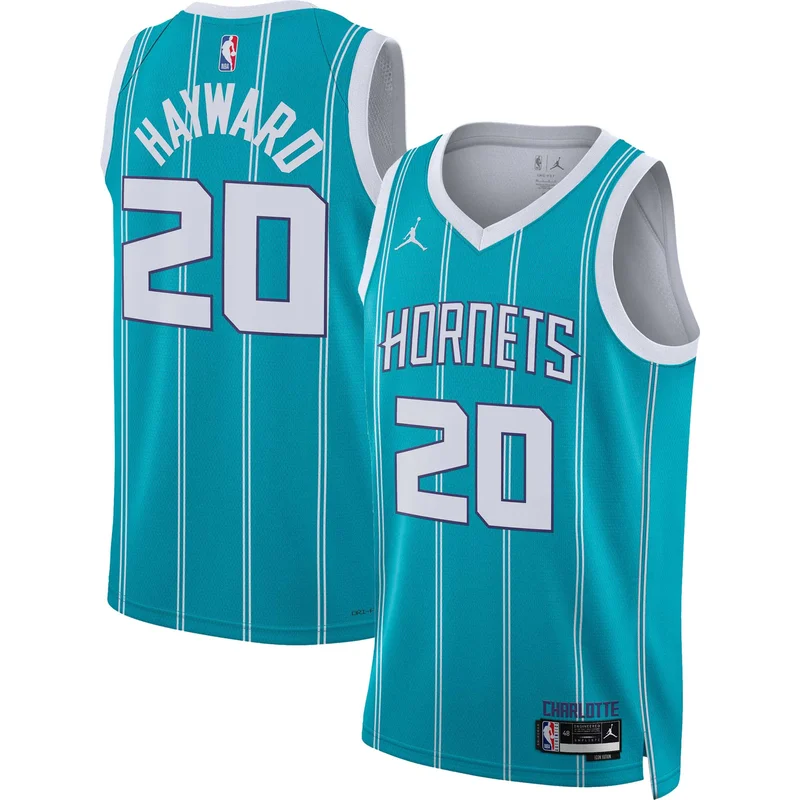Gordon Hayward Charlotte Hornets Jersey Fastbreak - City Edition - Black - Image 2