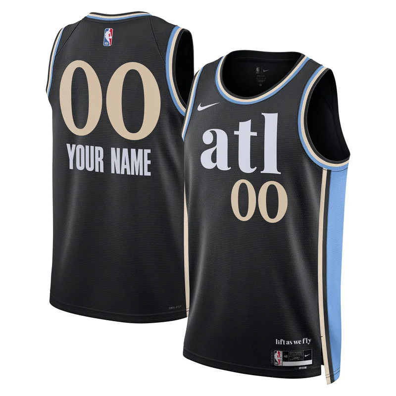 AJ Griffin Atlanta Hawks Jersey Fast Break Player - Icon Edition - Red - Image 5
