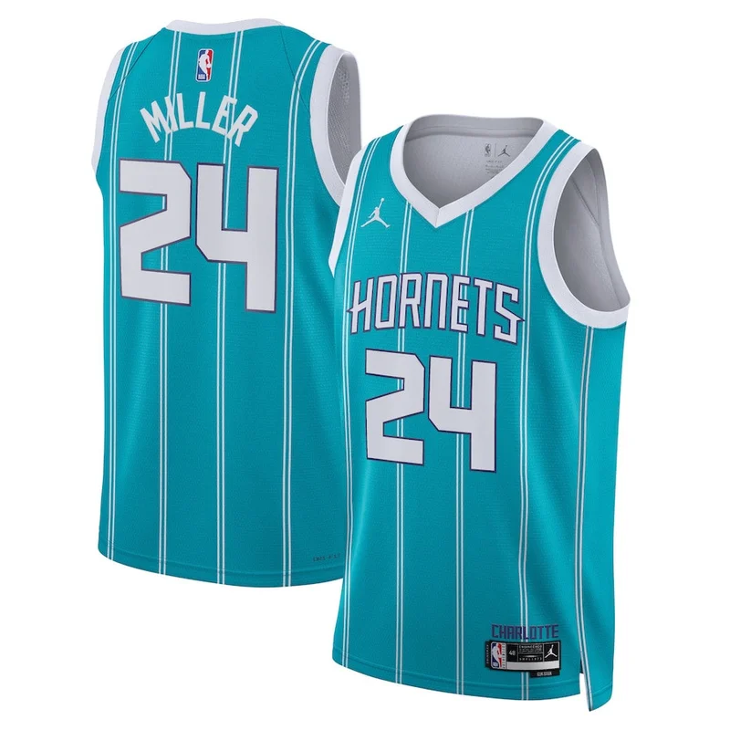 Alonzo Mourning Charlotte Hornets Jersey 1994 95 Hardwood Classics Swingman - Purple - Image 5