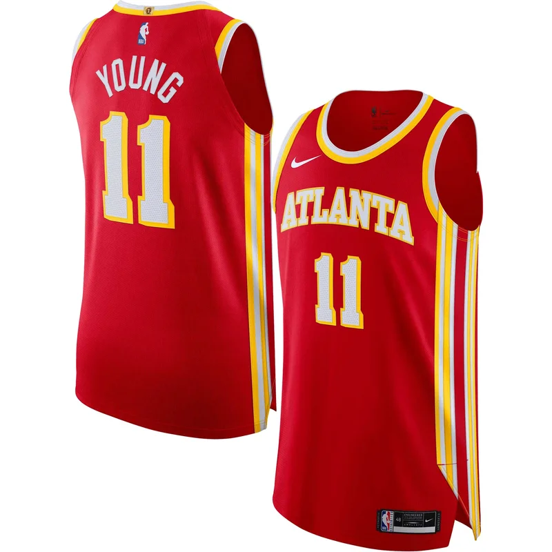 Atlanta Hawks Jersey Jordan Brand Swingman Custom - Statement Edition - Black - Image 5