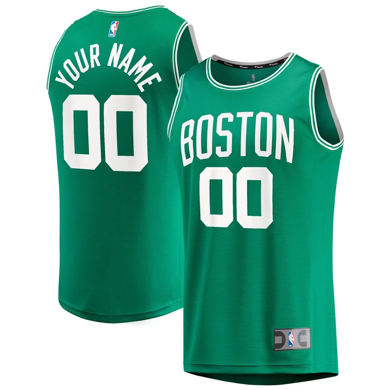 Boston Celtics Jersey 2024 NBA Finals Custom Fast Break - White - Association Edition - Image 2