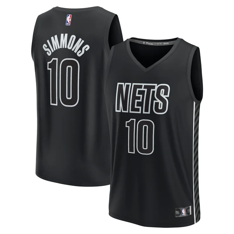 Ben Simmons Brooklyn Nets Jersey Fast Break Player - Statement Edition - Black