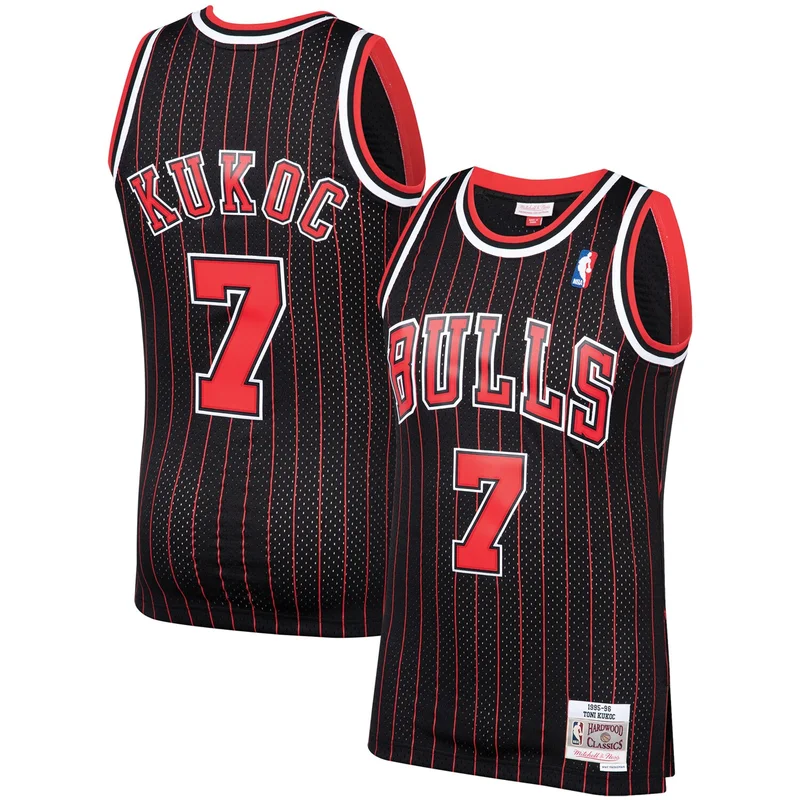 Nikola Vucevic Chicago Bulls Jersey Unisex Swingman - Icon Edition - Red - Image 4
