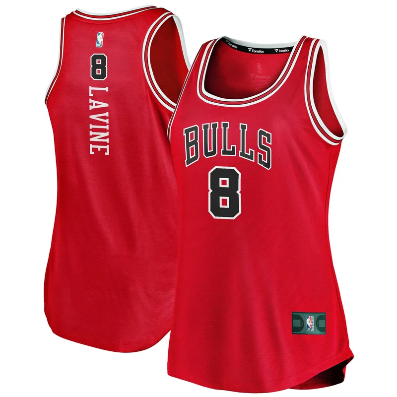 Zach LaVine Chicago Bulls Jersey Fast Break Team Black - Statement Edition - Image 2