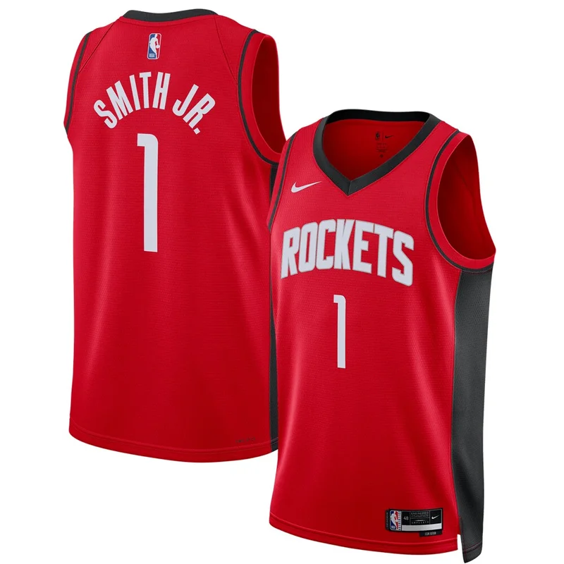 Houston Rockets Jersey 2021 22 Diamond Swingman Custom - Icon Edition - Red - Image 4