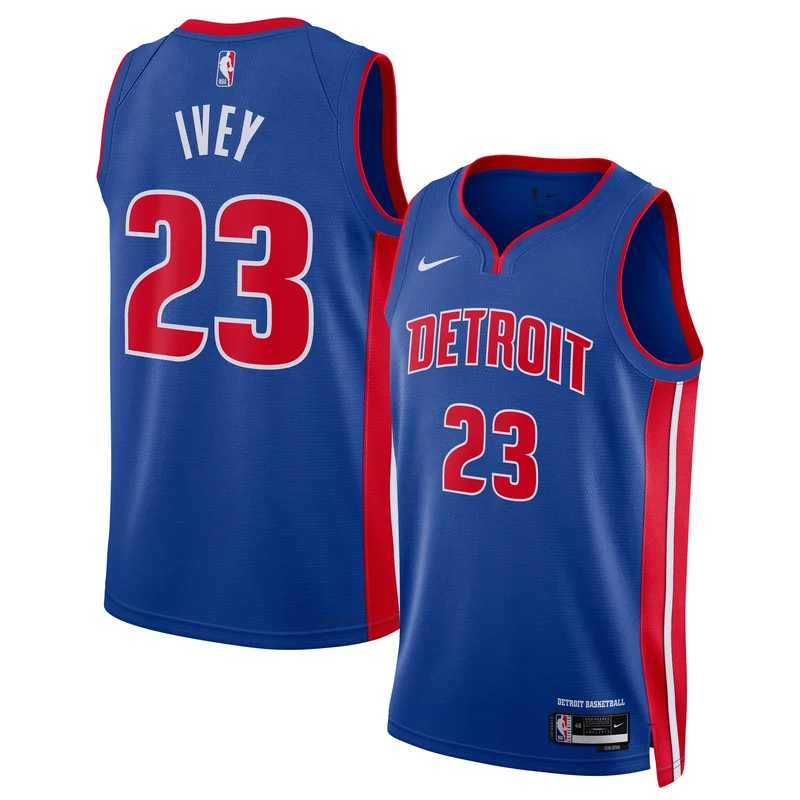 Jaden Ivey Detroit Pistons Jersey 2022 23 Swingman - City Edition - Green - Image 2