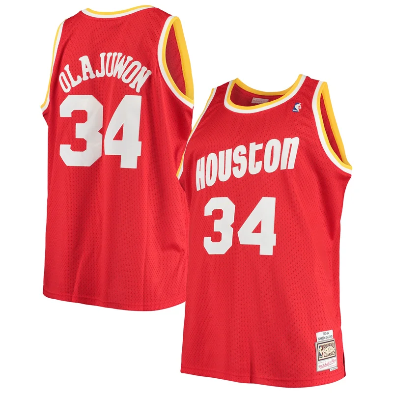 Dillon Brooks 9 Houston Rockets Jersey 2023/24 Icon Edition Swingman - Red - Image 2