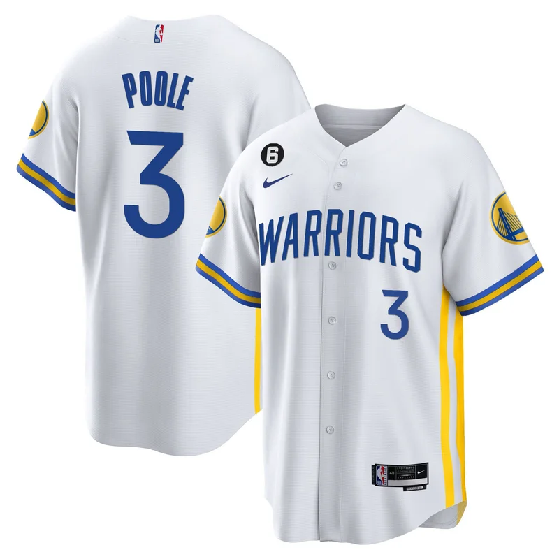 Golden State Warriors JerseyBaseball - Royal - Image 3