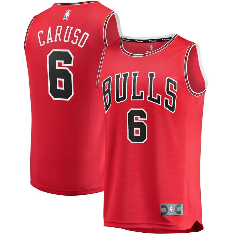 Alex Caruso Chicago Bulls Jersey Fast Break - Icon Edition - Red