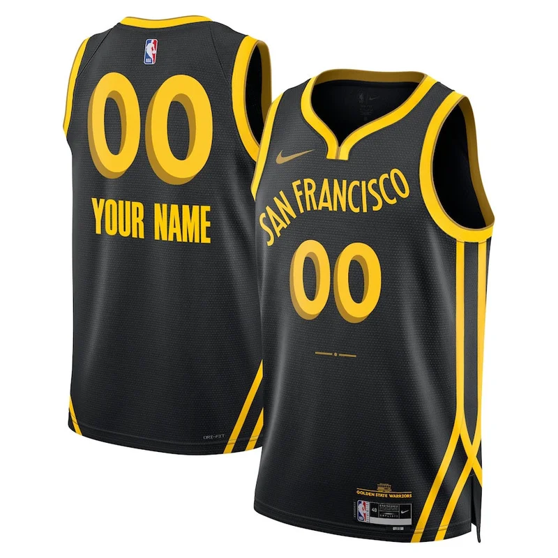 Draymond Green 23 Golden State Warriors JerseyBaseball - Black - Image 4