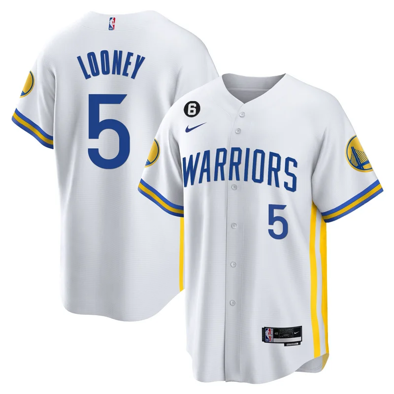 Golden State Warriors JerseyBaseball - Royal - Image 5