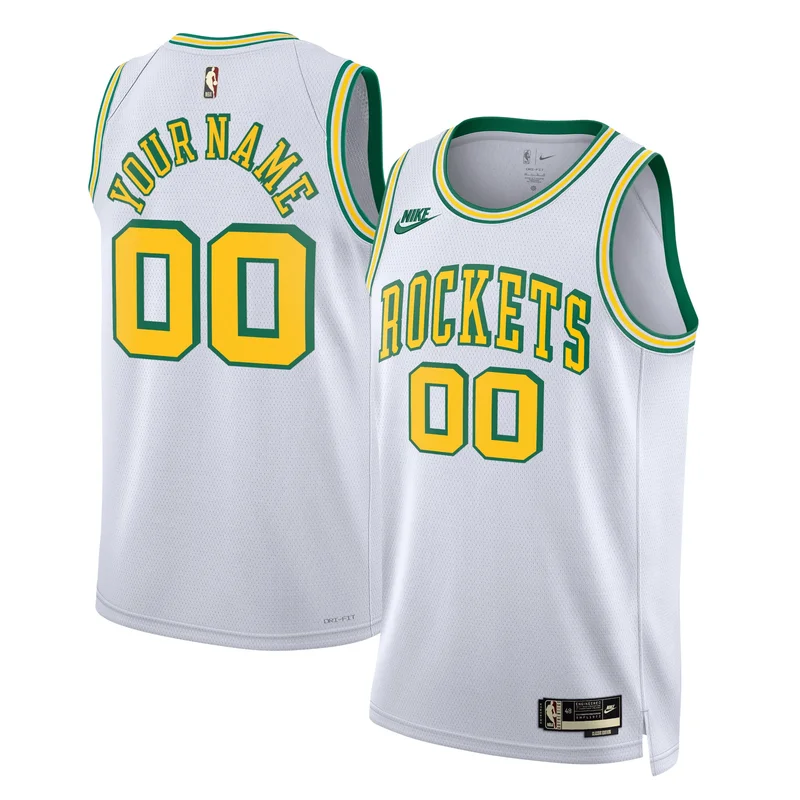 Houston Rockets Jersey 2021 22 Diamond Swingman Custom - Icon Edition - Red - Image 5