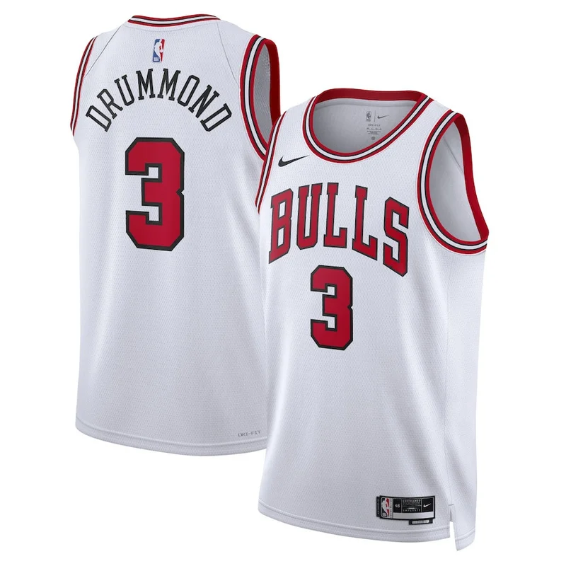 Alex Caruso Chicago Bulls Jersey Fast Break - Icon Edition - Red - Image 2
