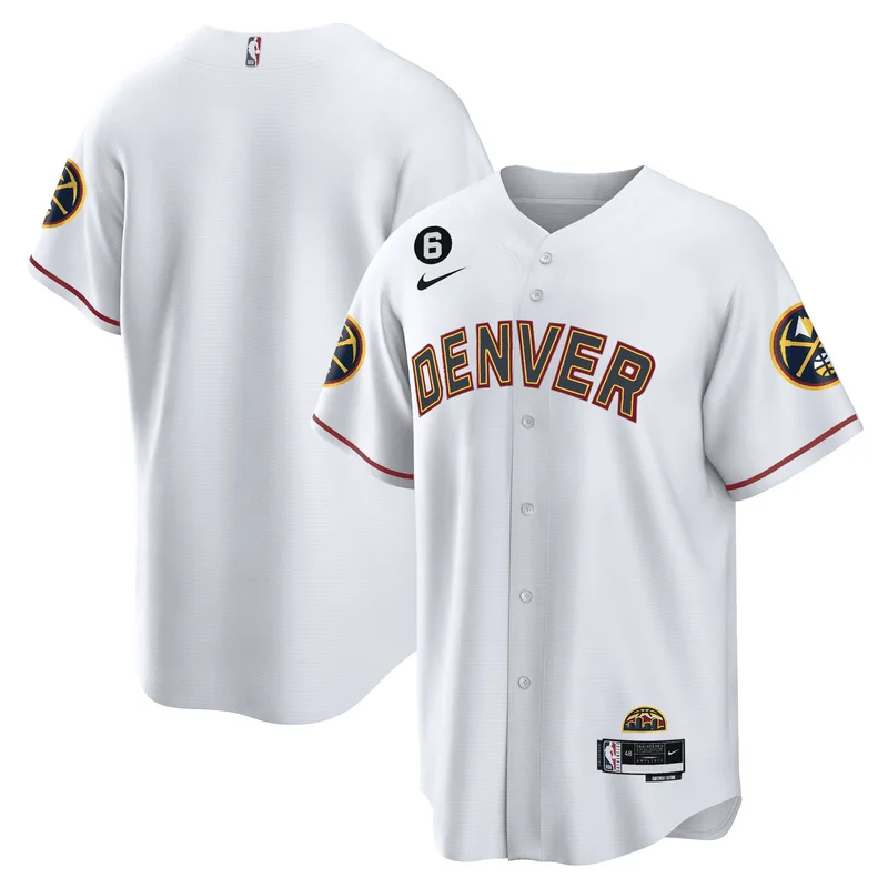 Aaron Gordon 50 Denver Nuggets Jersey Baseball - Blue - Image 5