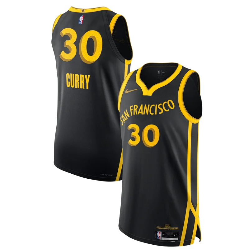 Stephen Curry 30 Golden State Warriors JerseyUnisex Select Series Swingman - Black - Image 2