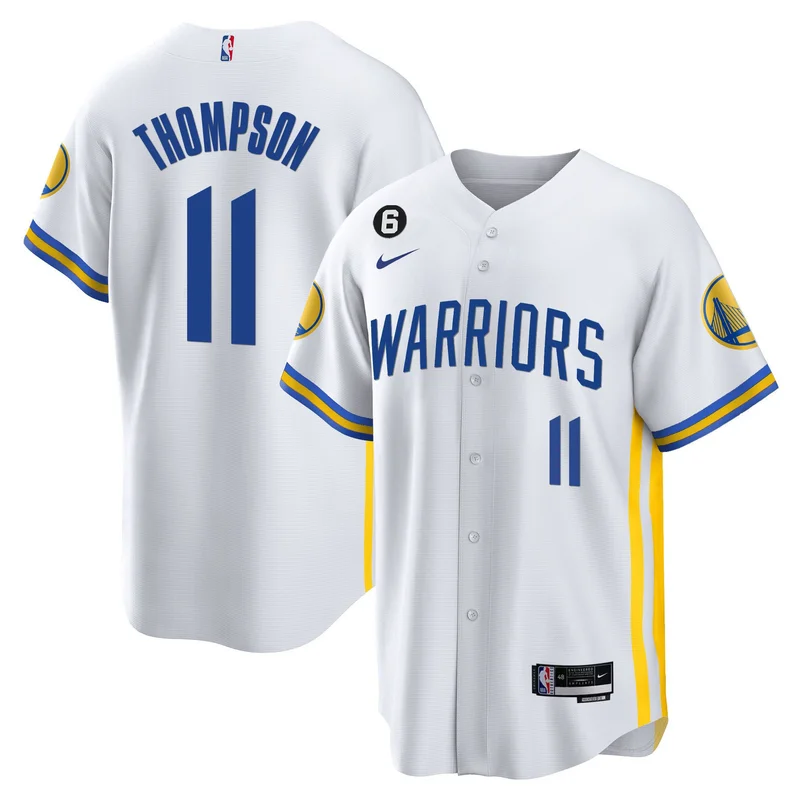 Klay Thompson 11 Golden State Warriors Jersey2023/24 City Edition Swingman - Black - Image 3